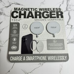 Tech2 Magnetic Wireless Charger 2 Pack New Smartphone Wireless Charger